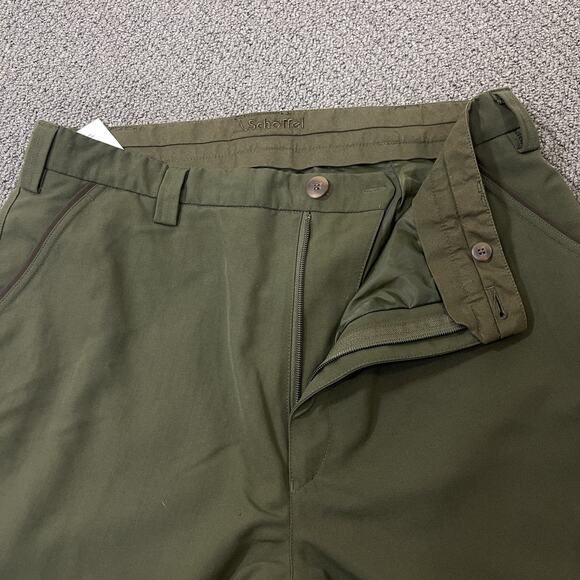 Schöffel Pants Mens XL 42 Green Gore Tex Waterproof Outdoor Adjustable Cuffs - Picture 4 of 16